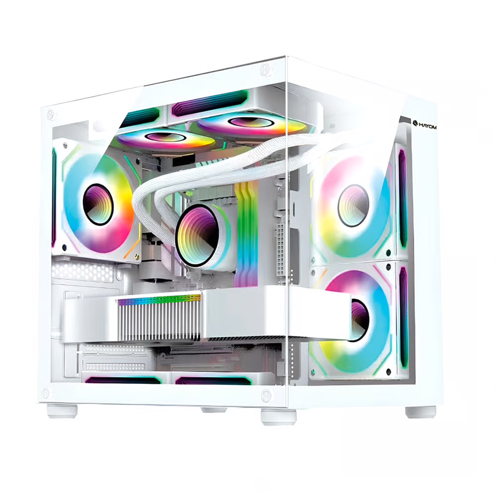 GABINETE AQUARIO GAMER BRANCO GB1797